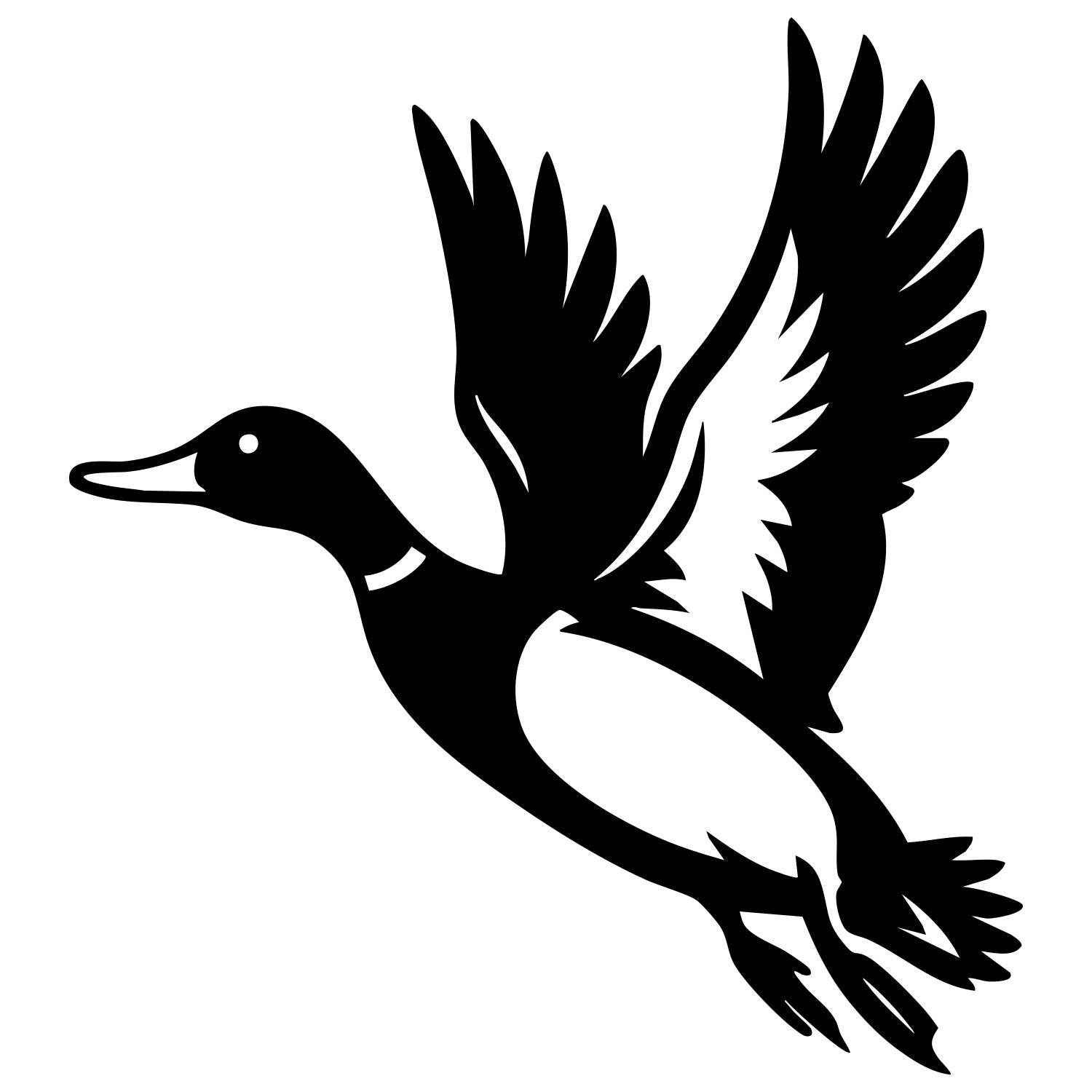 Mallard Duck DXF File – CNC Cutting Design | ABDUCK51