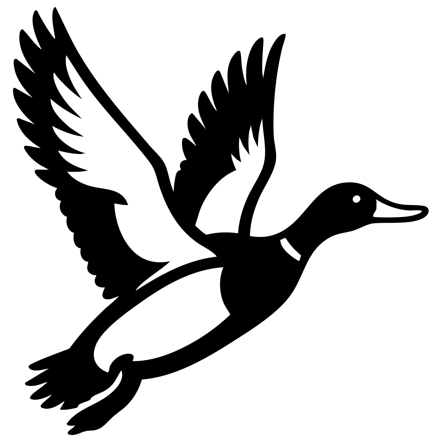 Mallard Duck DXF File – CNC Cutting Design | ABDUCK52