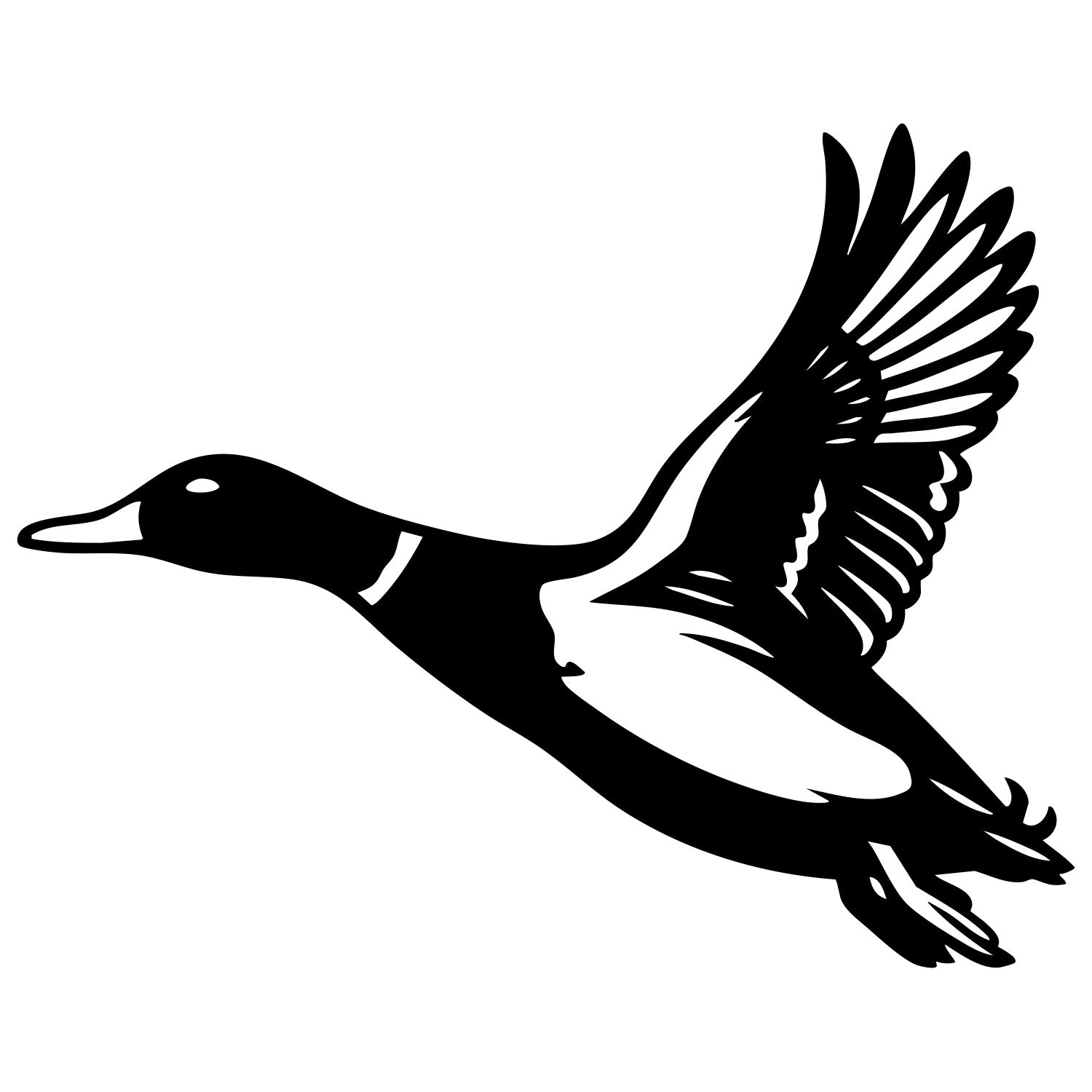 Mallard Duck DXF File – CNC Cutting Design | ABDUCK54