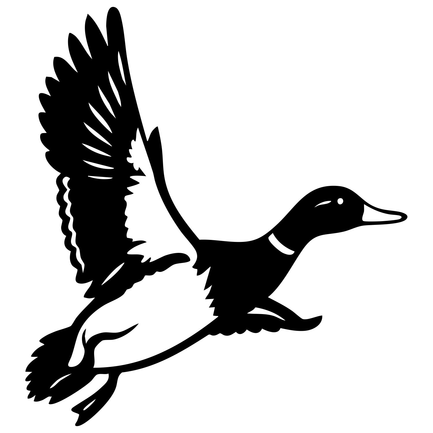 Mallard Duck DXF File – CNC Cutting Design | ABDUCK56