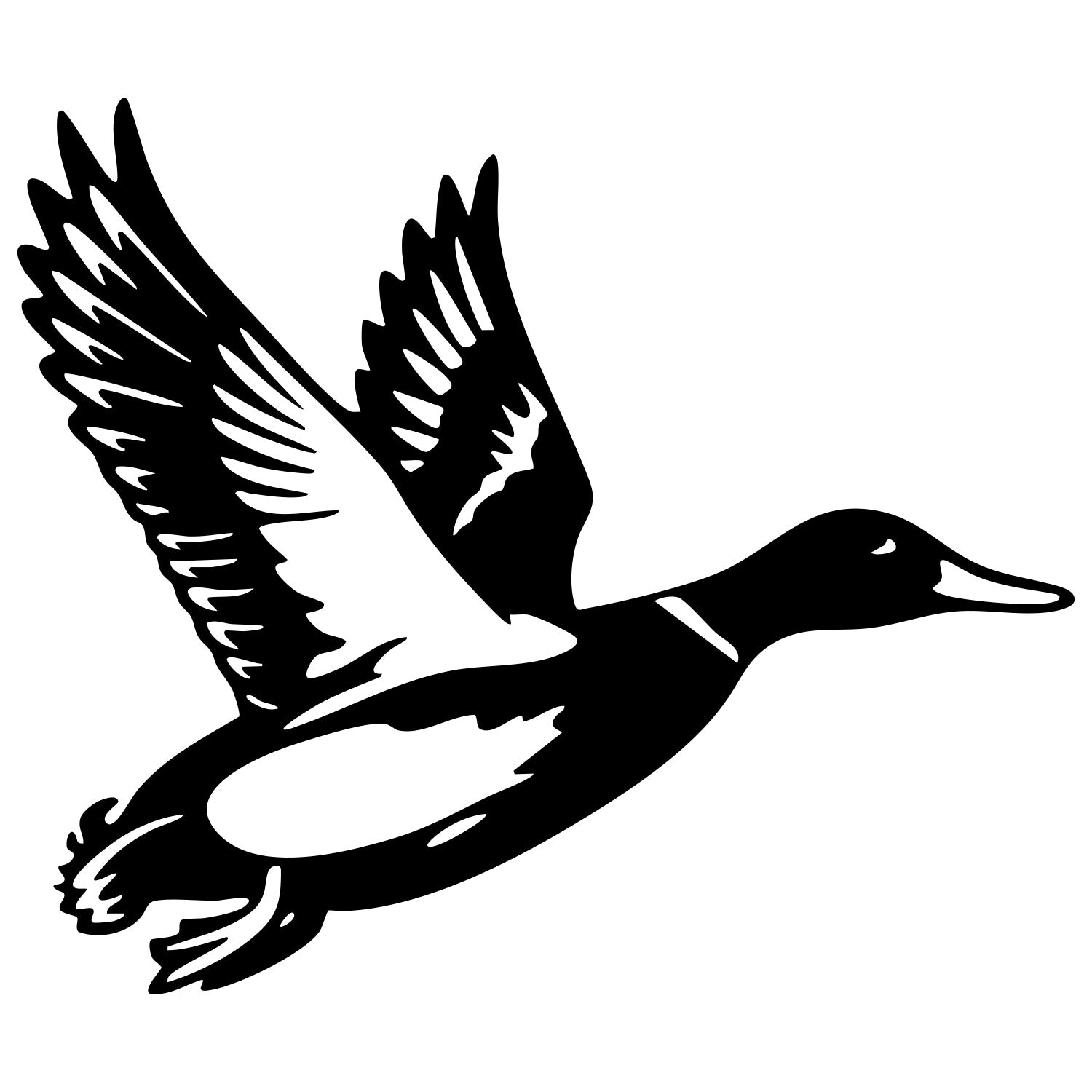 Mallard Duck DXF File – CNC Cutting Design | ABDUCK57