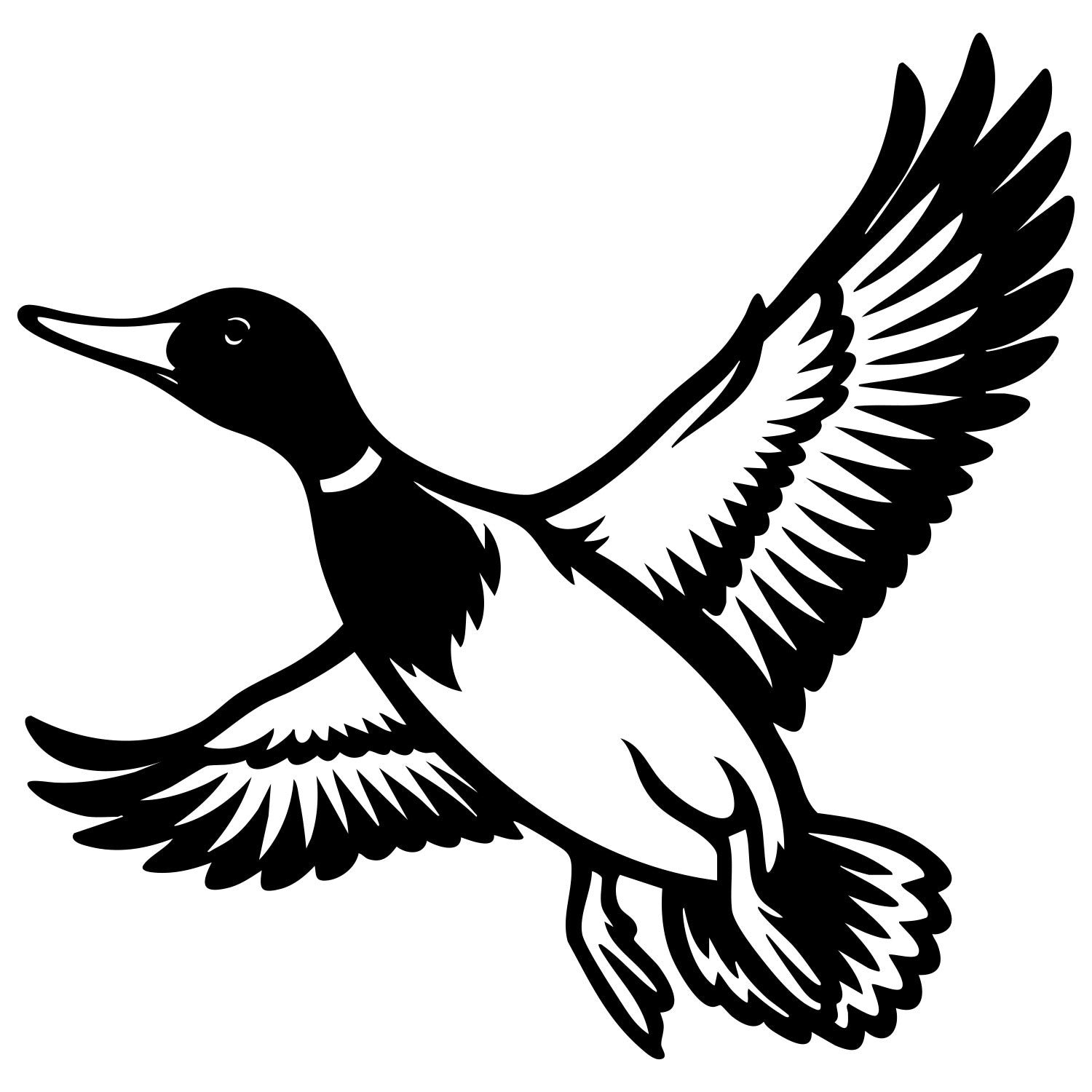 Mallard Duck DXF File – CNC Cutting Design | ABDUCK64