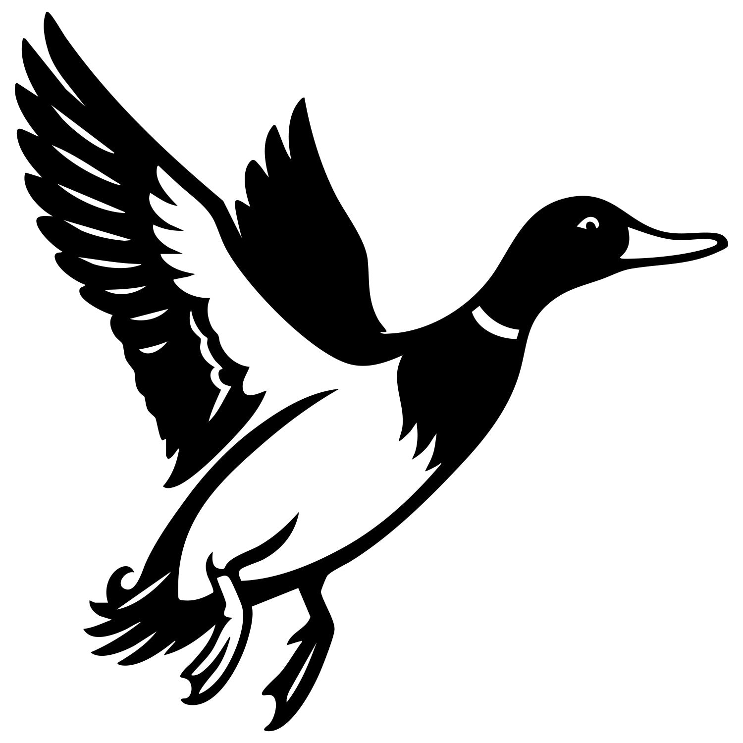 Mallard Duck DXF File – CNC Cutting Design | ABDUCK66