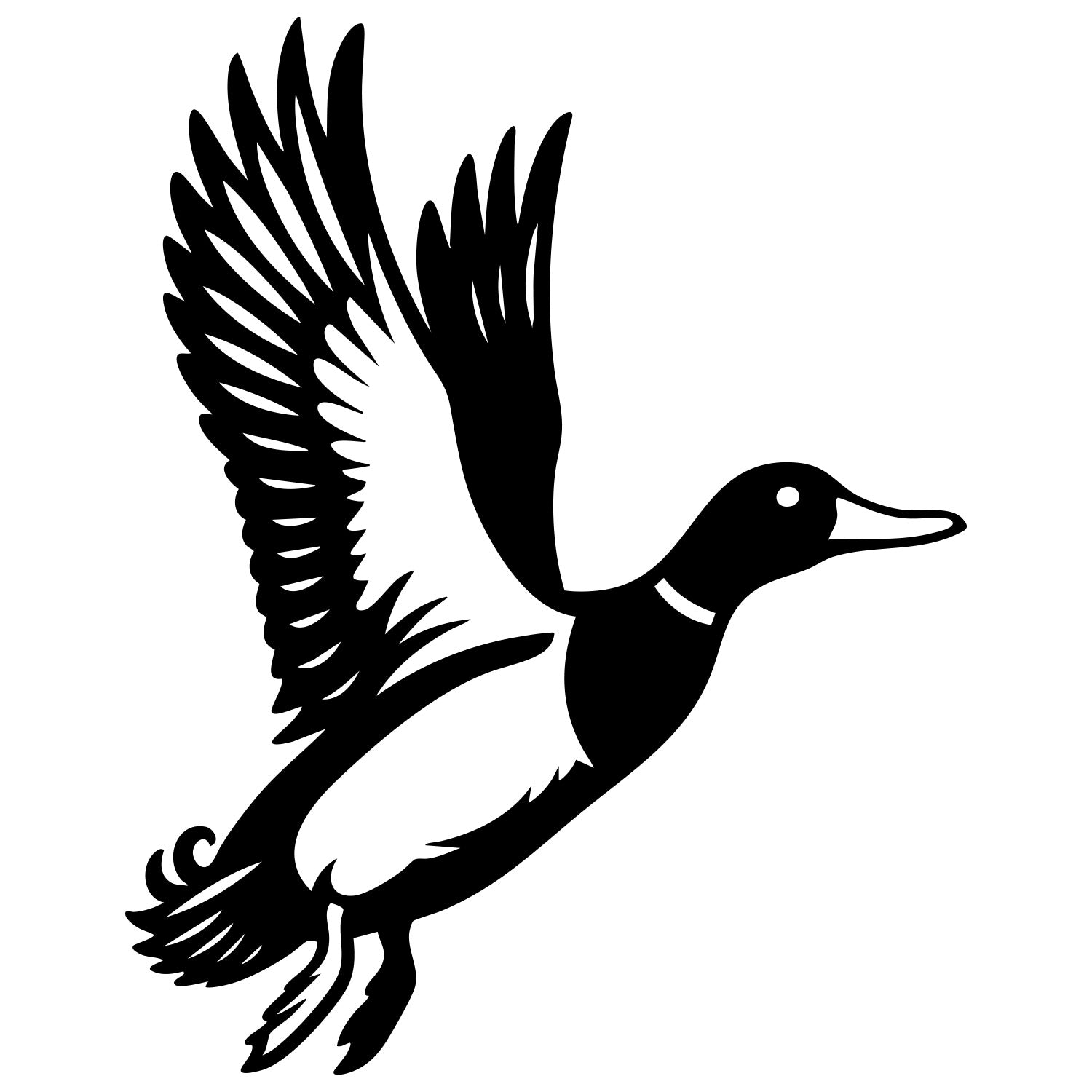 Mallard Duck DXF File – CNC Cutting Design | ABDUCK67