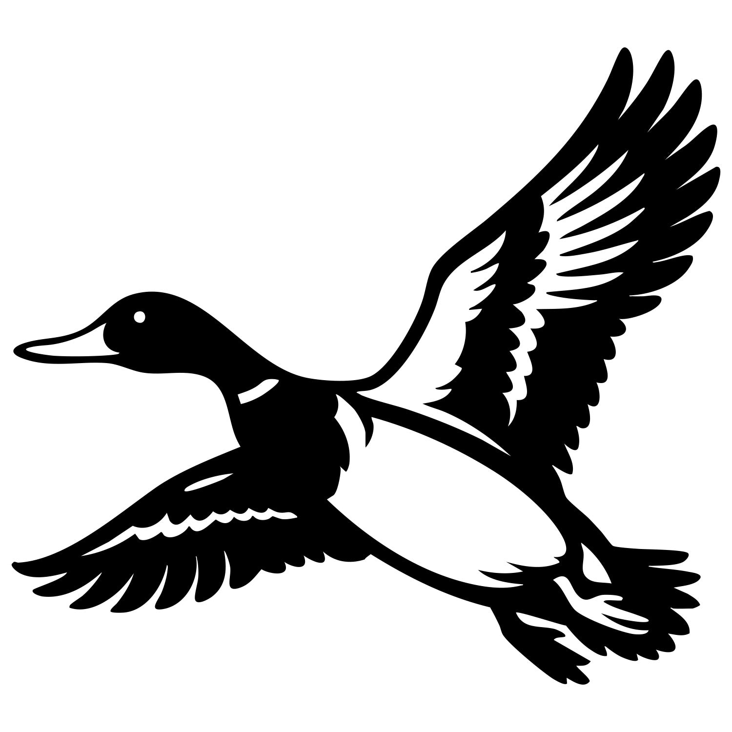 Mallard Duck DXF File – CNC Cutting Design | ABDUCK73