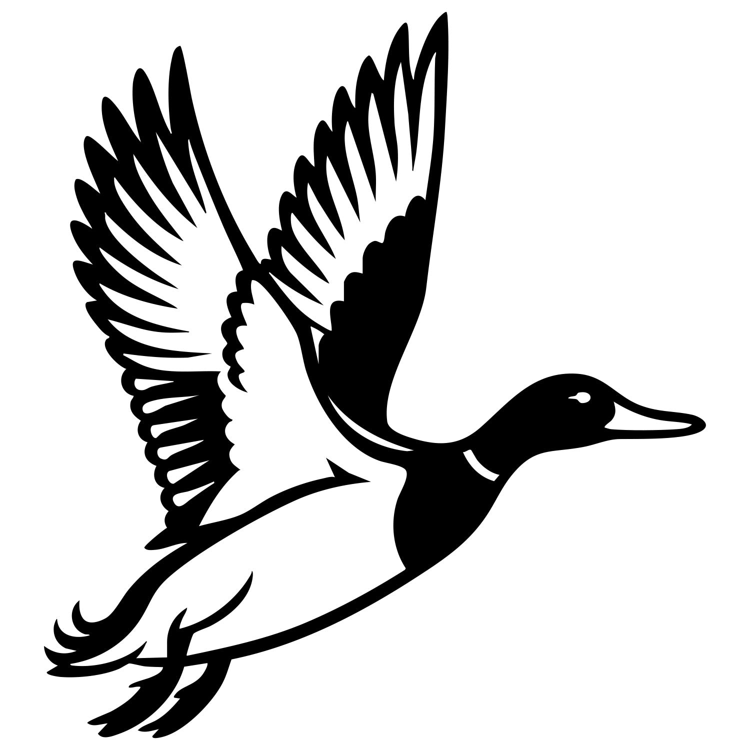 Mallard Duck DXF File – CNC Cutting Design | ABDUCK76