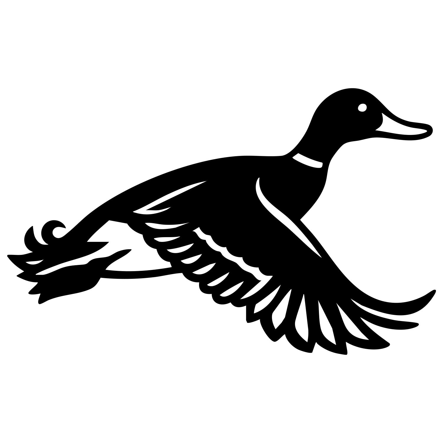 Mallard Duck DXF File – CNC Cutting Design | ABDUCK77