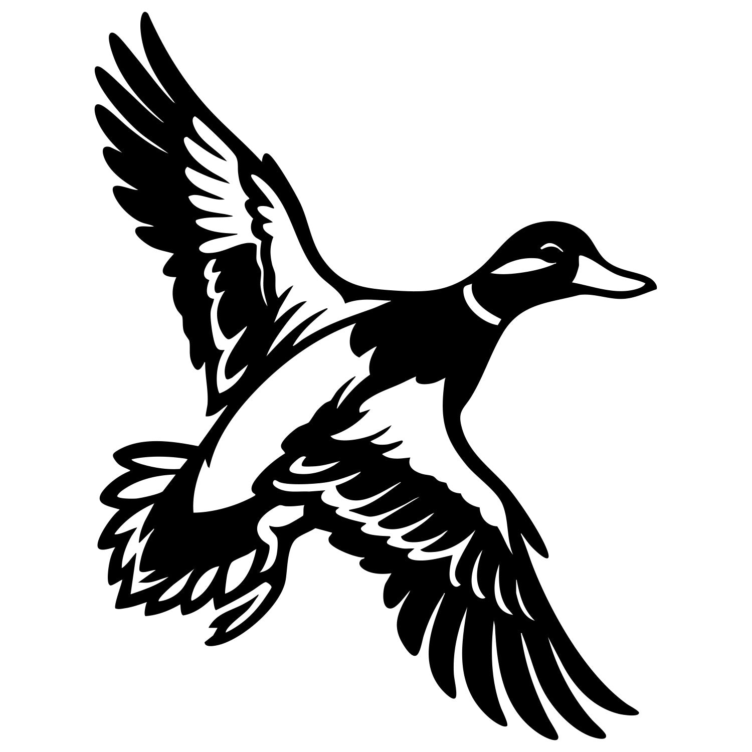 Mallard Duck DXF File – CNC Cutting Design | ABDUCK90