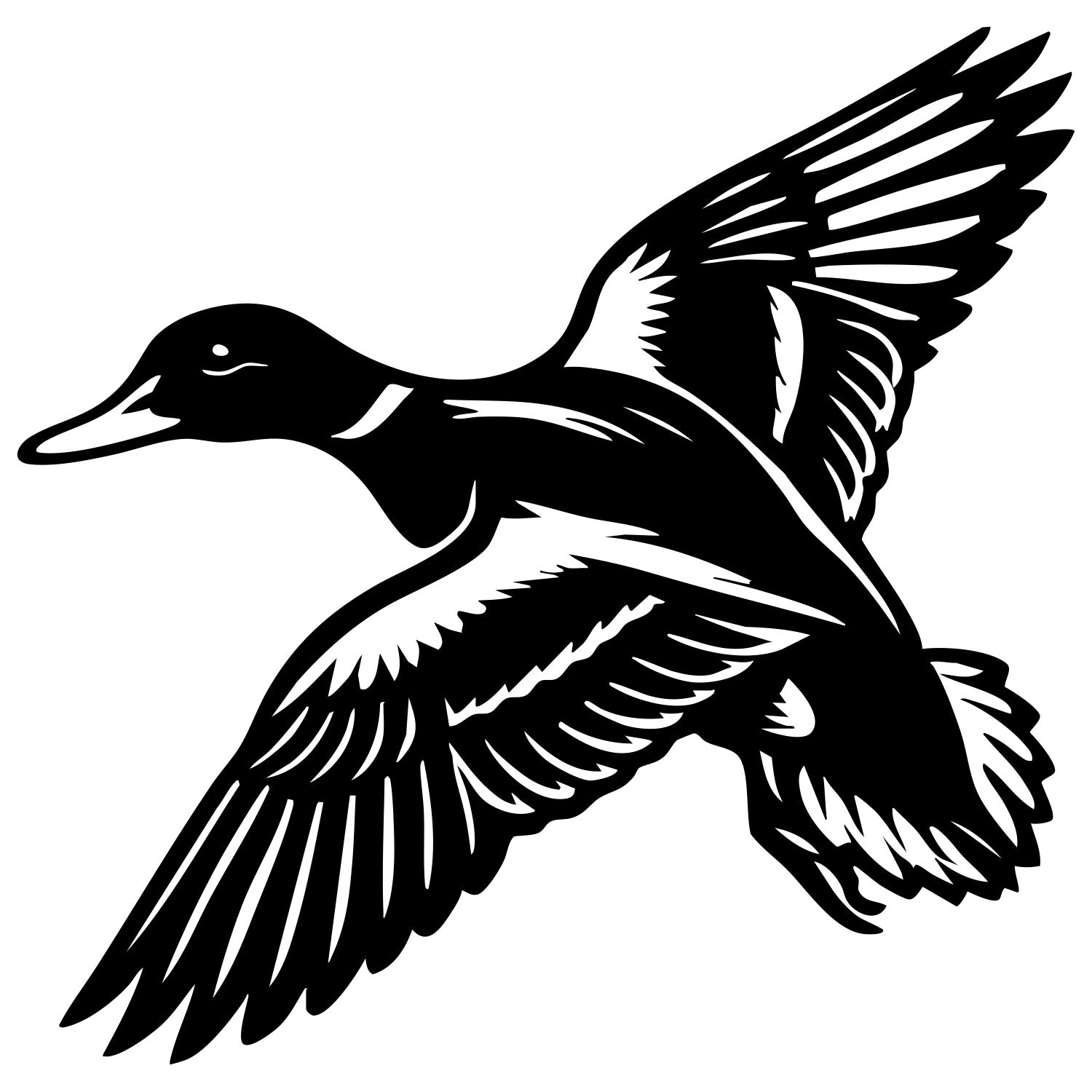 Mallard Duck DXF File – CNC Cutting Design | ABDUCK91