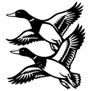 Mallard Duck Family DXF File – CNC Cutting Design | ABDUCK122