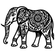 Mandala Elephant DXF File – CNC Cutting Design | AWELEPHANT622