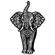 Mandala Elephant DXF File – CNC Cutting Design | AWELEPHANT625