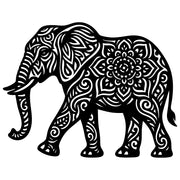 Mandala Elephant DXF File – CNC Cutting Design | AWELEPHANT635