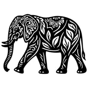 Mandala Elephant DXF File – CNC Cutting Design | AWELEPHANT639