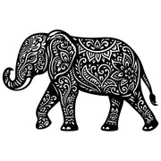 Mandala Elephant DXF File – CNC Cutting Design | AWELEPHANT645