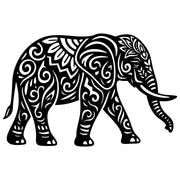 Mandala Elephant DXF File – CNC Cutting Design | AWELEPHANT646