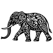 Mandala Elephant DXF File – CNC Cutting Design | AWELEPHANT647