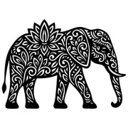 Mandala Elephant DXF File – CNC Cutting Design | AWELEPHANT652