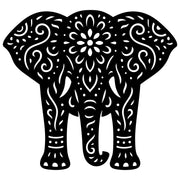 Mandala Elephant DXF File – CNC Cutting Design | AWELEPHANT664
