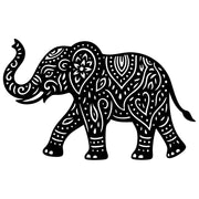 Mandala Elephant DXF File – CNC Cutting Design | AWELEPHANT665