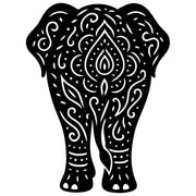 Mandala Elephant DXF File – CNC Cutting Design | AWELEPHANT669