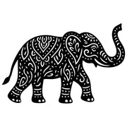 Mandala Elephant DXF File – CNC Cutting Design | AWELEPHANT670