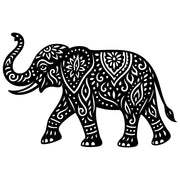Mandala Elephant DXF File – CNC Cutting Design | AWELEPHANT678