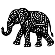 Mandala Elephant DXF File – CNC Cutting Design | AWELEPHANT692