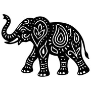 Mandala Elephant DXF File – CNC Cutting Design | AWELEPHANT694