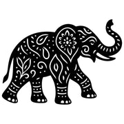 Mandala Elephant DXF File – CNC Cutting Design | AWELEPHANT697