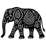Mandala Elephant DXF File – CNC Cutting Design | AWELEPHANT698