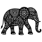 Mandala Elephant DXF File – CNC Cutting Design | AWELEPHANT699