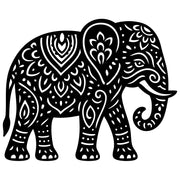 Mandala Elephant DXF File – CNC Cutting Design | AWELEPHANT703