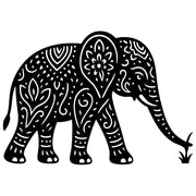 Mandala Elephant DXF File – CNC Cutting Design | AWELEPHANT713
