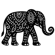 Mandala Elephant DXF File – CNC Cutting Design | AWELEPHANT715