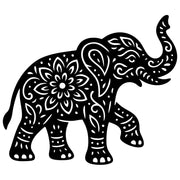 Mandala Elephant DXF File – CNC Cutting Design | AWELEPHANT719