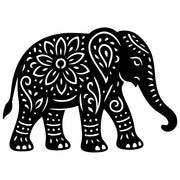 Mandala Elephant DXF File – CNC Cutting Design | AWELEPHANT723