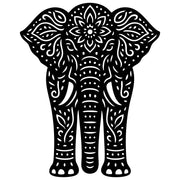 Mandala Elephant DXF File – CNC Cutting Design | AWELEPHANT727