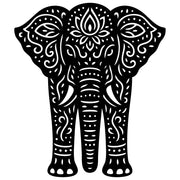 Mandala Elephant DXF File – CNC Cutting Design | AWELEPHANT729