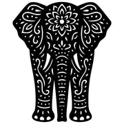 Mandala Elephant DXF File – CNC Cutting Design | AWELEPHANT732