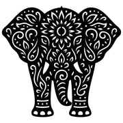 Mandala Elephant DXF File – CNC Cutting Design | AWELEPHANT737