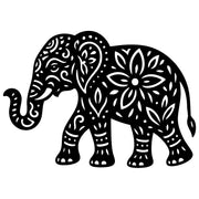 Mandala Elephant DXF File – CNC Cutting Design | AWELEPHANT745