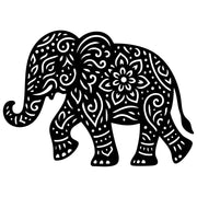 Mandala Elephant DXF File – CNC Cutting Design | AWELEPHANT751