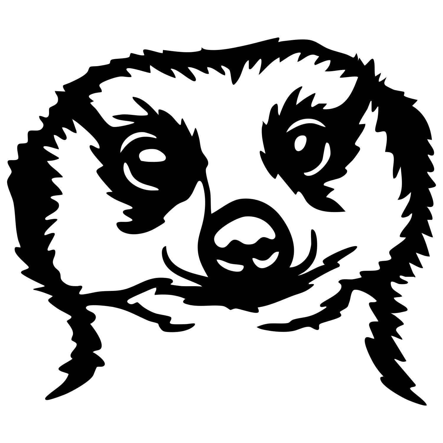 Meerkat Head DXF File – CNC Cutting Design | AWMEERKAT1