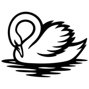 Mute Swan DXF File – CNC Cutting Design | ABSWAN20