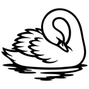 Mute Swan DXF File – CNC Cutting Design | ABSWAN22