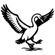 Mute Swan DXF File – CNC Cutting Design | ABSWAN25