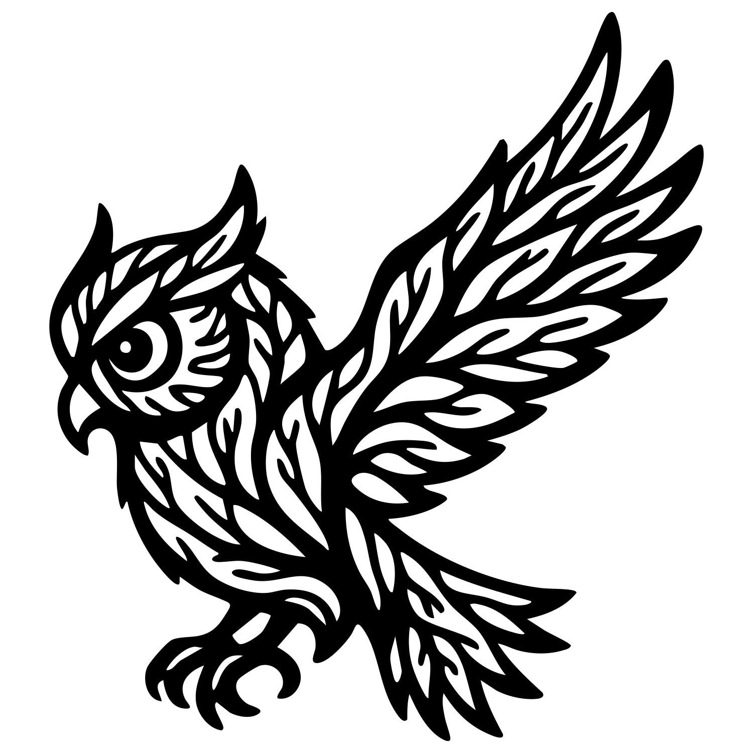 Owl Tree DXF File – CNC Cutting Design | ABOWL259