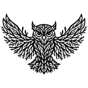 Owl Tree DXF File – CNC Cutting Design | ABOWL270