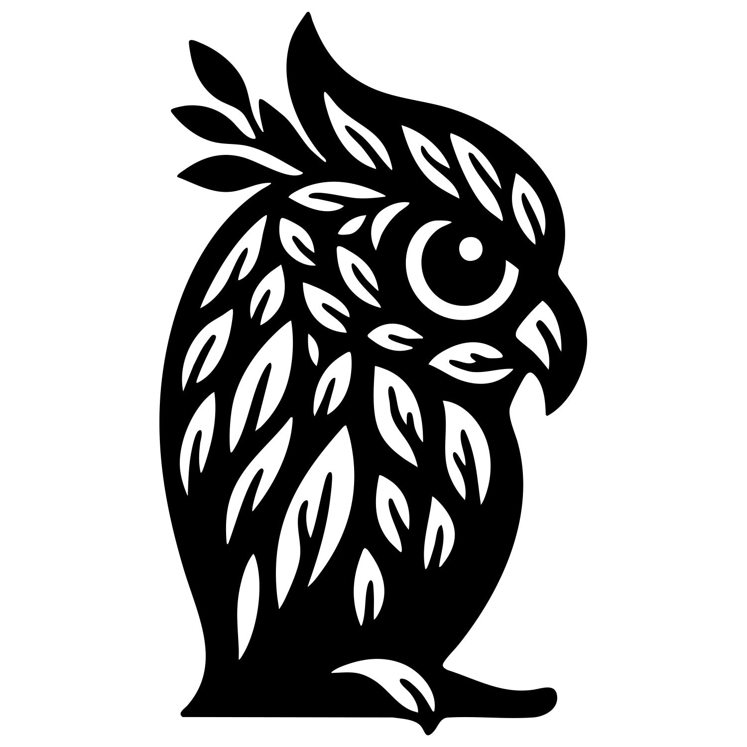 Owl Tree DXF File – CNC Cutting Design | ABOWL298